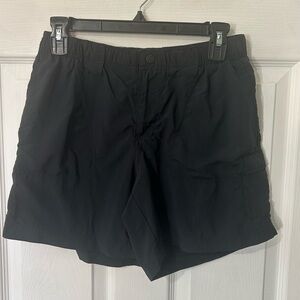 Columbia Women’s Black Nylon Active Shorts. Size Small, 5.5” inseam. Quick Dry.